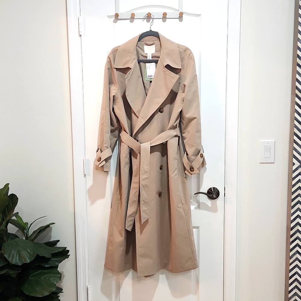 Sold out in stores! H&M long trench coat